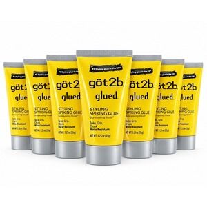 Got2b Glued Styling Glue Hold Spike Grip Chunk Water Resistant 1.25oz 7 Pack NEW